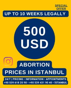 Abortion fees and costs—particularly in Istanbul, Turkey—vary depending on the stage of pregnancy. Here are our abortion prices at our hospital and clinic in Istanbul, Turkey. Ultrasound examination fee: 50 USD. Abortion price for 4–6 weeks of pregnancy: 500 USD. Abortion prices for 6–7 weeks of pregnancy: 550 USD. Abortion fee for 7–8 weeks of pregnancy: 700 USD. Abortion costs for 8–9 weeks of pregnancy: 800 USD. Cost of abortion procedure for 9–10 weeks of pregnancy: 850 USD. The fee for your abortion procedure includes the procedure itself, anesthesia, medications used at the hospital, and your post-procedure follow-up examination; you do not pay any additional fees. When researching abortion costs and abortion prices particularly in Middle Eastern and North African countries like Bahrain, Cyprus, Egypt, Iran, Iraq, Israel, Jordan, Kuwait, Lebanon, Oman, Palestine, Qatar, Saudi Arabia, Syria, Turkey, United Arab Emirates, Yemen, Algeria, Angola, Benin, Botswana, Burkina Faso, Burundi, Cabo Verde, Cameroon, Central African Republic, Chad, Comoros, Democratic Republic of the Congo, Republic of the Congo, Côte d’Ivoire, Djibouti, Egypt, Equatorial Guinea, Eritrea, Eswatini, Ethiopia, Gabon, Gambia, Ghana, Guinea, Guinea-Bissau, Kenya, Lesotho, Liberia, Libya, Madagascar, Malawi, Mali, Mauritania, Mauritius, Morocco, Mozambique, Namibia, Niger, Nigeria, Rwanda, São Tomé and Príncipe, Senegal, Seychelles, Sierra Leone, Somalia, South Africa, South Sudan, Sudan, Tanzania, Togo, Tunisia, Uganda, Zambia and Zimbabwe ; we observe that abortion prices in Turkey, and specifically in Istanbul, start at an average of 500 USD.